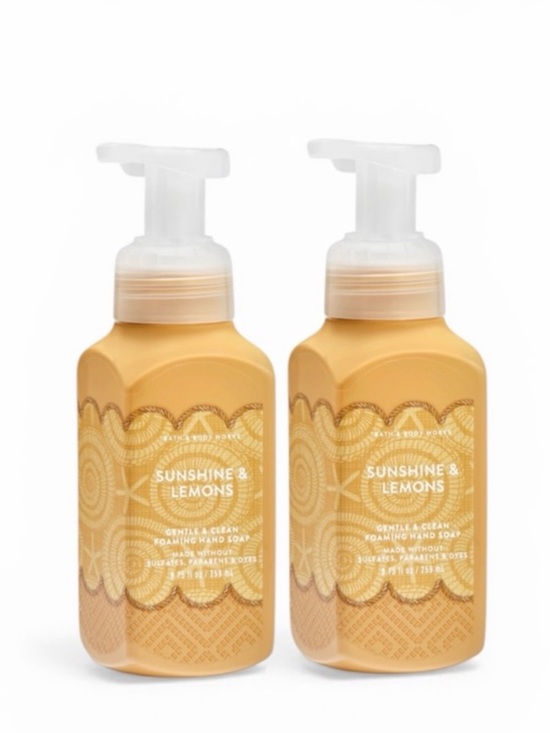 Bath & Body Works Other - NEW 2X Bath & Body Works SUNSHINE & LEMONS Foam Hand Soap Set Collection Bundle